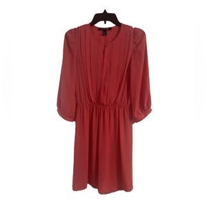 Forever 21 Pink Long Sleeve Dress